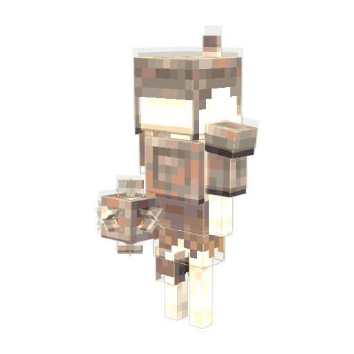 Render PNG transparente de Esqueleto Ancestral